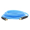 5/16" 25 ft Light Blue Polyurethane Hose (1/4" NPT) Solid Fitting