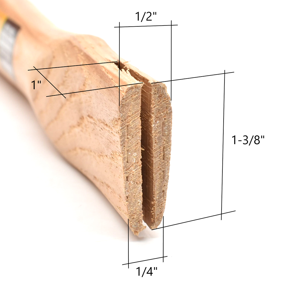 17 Oz Replacement Hickory Handle for Magnetic Roofing Hatchet 15144