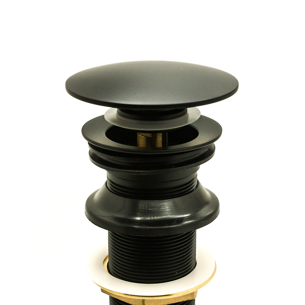 5914-T  Vessel Sink Plug Lift Off Pop-Up Assembly - Matte Black