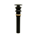 5914-T  Vessel Sink Plug Lift Off Pop-Up Assembly - Matte Black