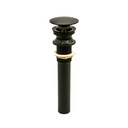 5914-T  Vessel Sink Plug Lift Off Pop-Up Assembly - Matte Black