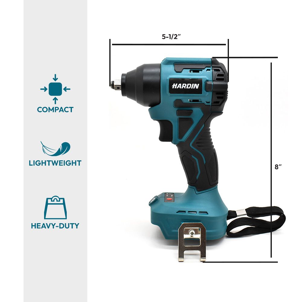 18V Cordless - Brushless 3/8 Inch Impact Wrench - TOOL ONLY