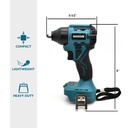 18V Cordless - Brushless 3/8 Inch Impact Wrench - TOOL ONLY