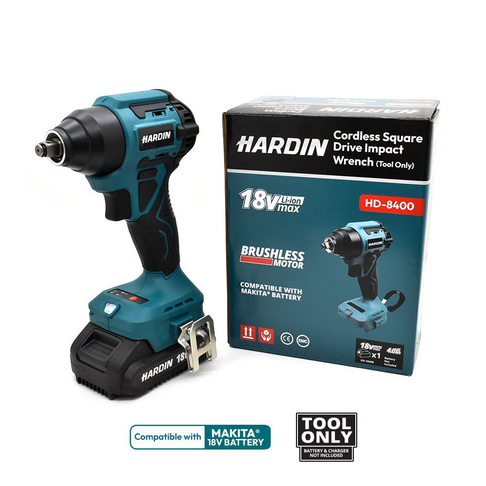 18V Cordless - Brushless 3/8 Inch Impact Wrench - TOOL ONLY