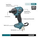 8V Brushless Cordless Impact Driver Drill - TOOL ONLY