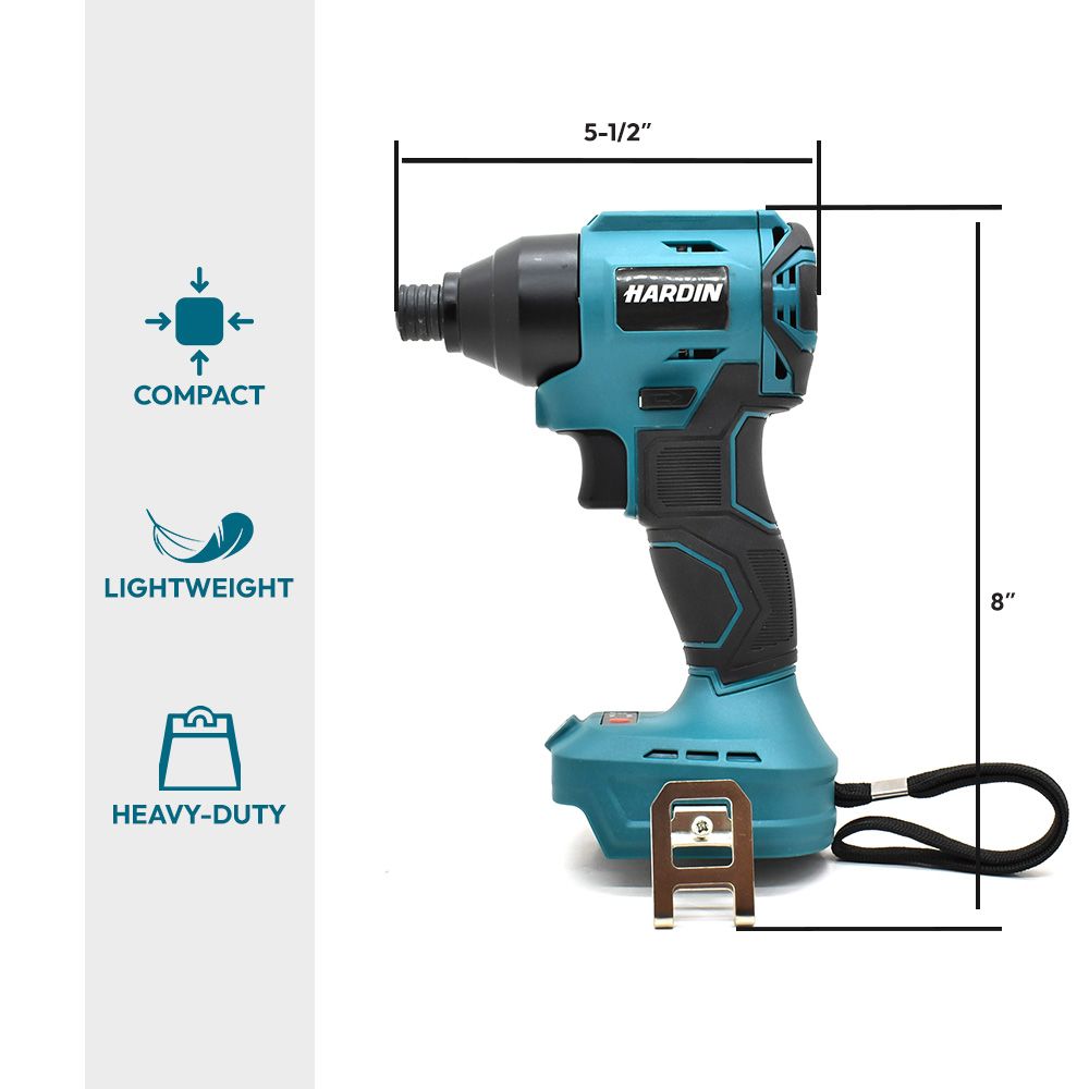8V Brushless Cordless Impact Driver Drill - TOOL ONLY