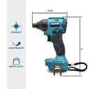 8V Brushless Cordless Impact Driver Drill - TOOL ONLY