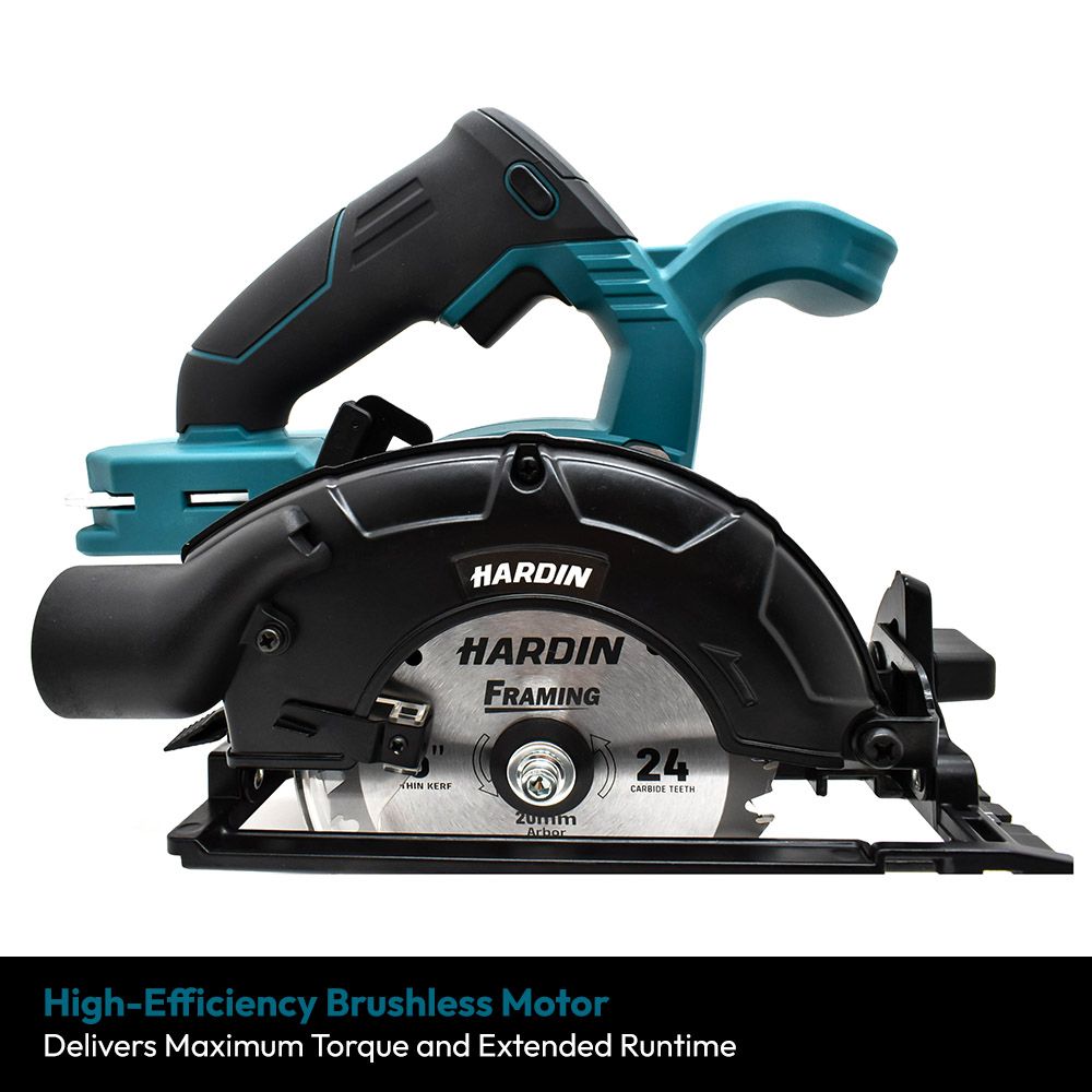 18V 5-Inch Blade Dia. Brushless Multipurpose Circular Saw with Led Light