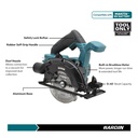 18V Brushless 6-1/2 Inch Cordless Circular Saw - TOOL ONLY