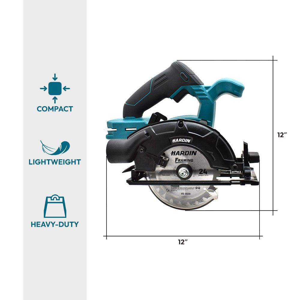 18V Brushless 6-1/2 Inch Cordless Circular Saw - TOOL ONLY