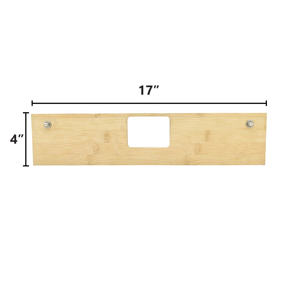 3" Hinge Template, Single Pocket, 1/4" Radius Corner