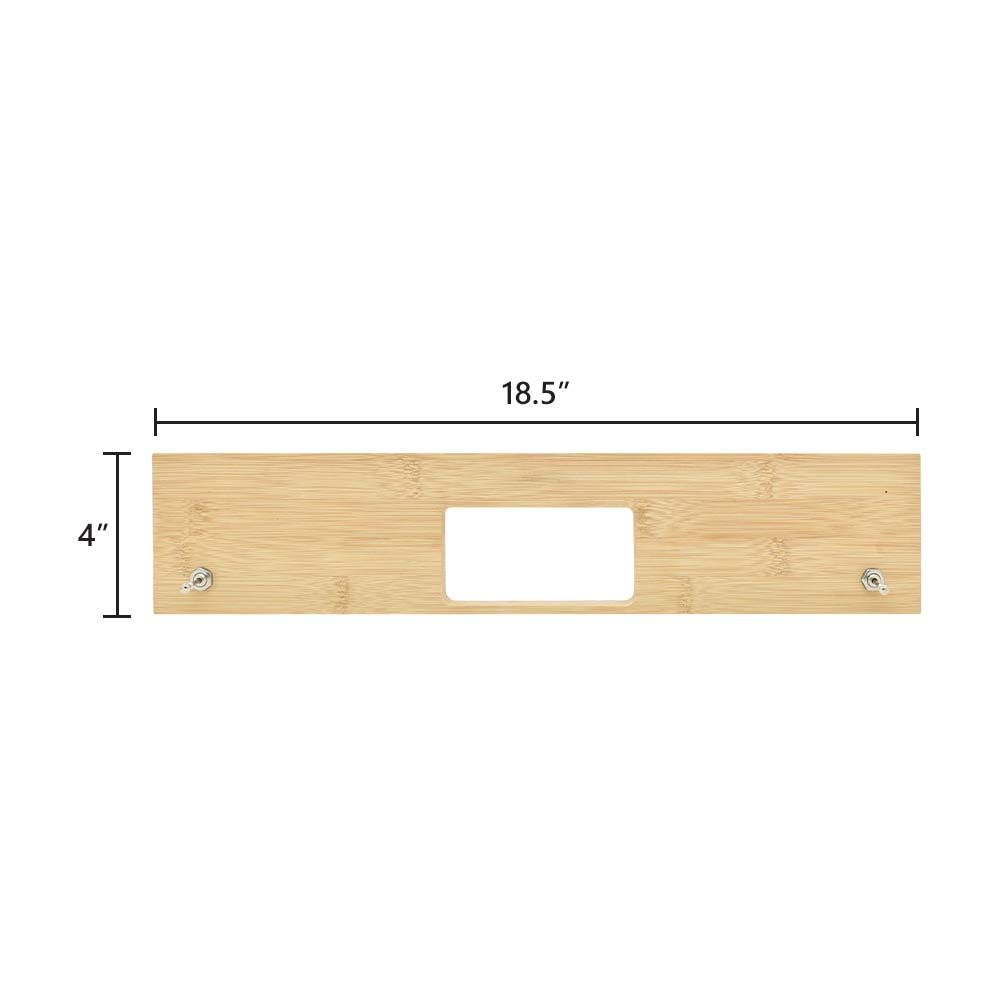 4-1/2" Hinge Template, Single Pocket, 1/4" Radius Corner