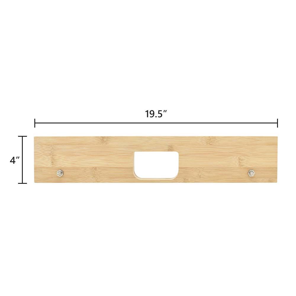 3-1/2" Hinge Template, Single Pocket, 5/8" Radius Corner