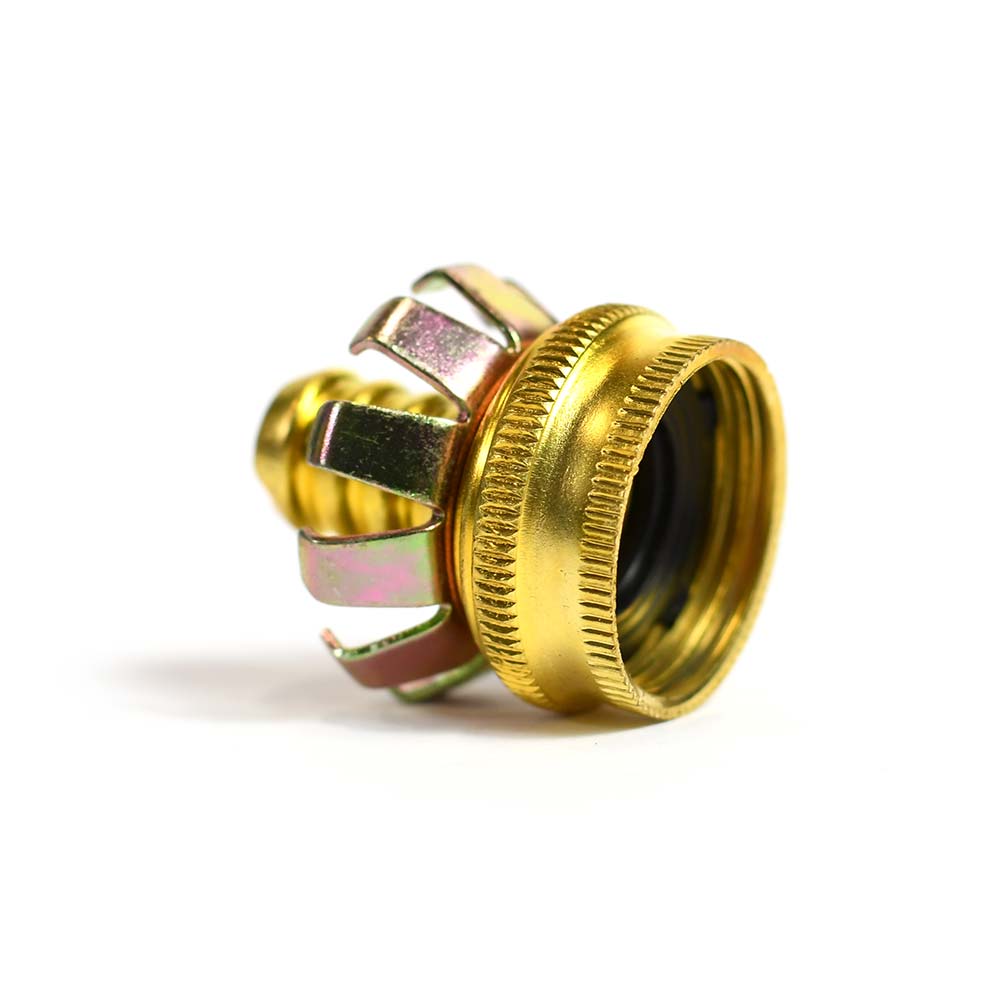 327-T 3/4" Water Hose Repair Clincher Female Coupler with Washer - W02