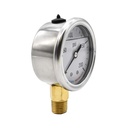 Oil Filled Pressure Gauge 2", 1/4" NPT Bottom Mount- 200 psi (4402329)