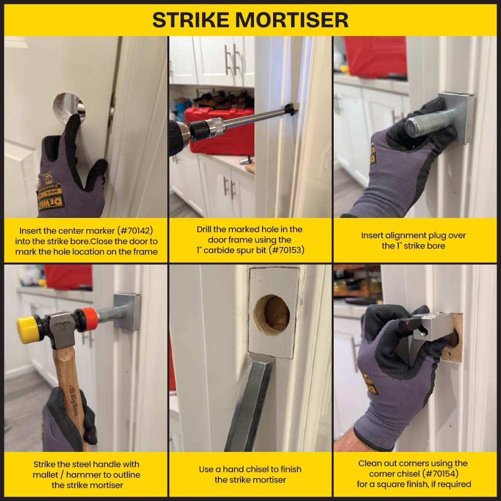 Door Lock Installation Kit Jr. 
