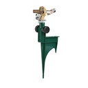 58214N Brass Impact Sprinkler On Step Spike