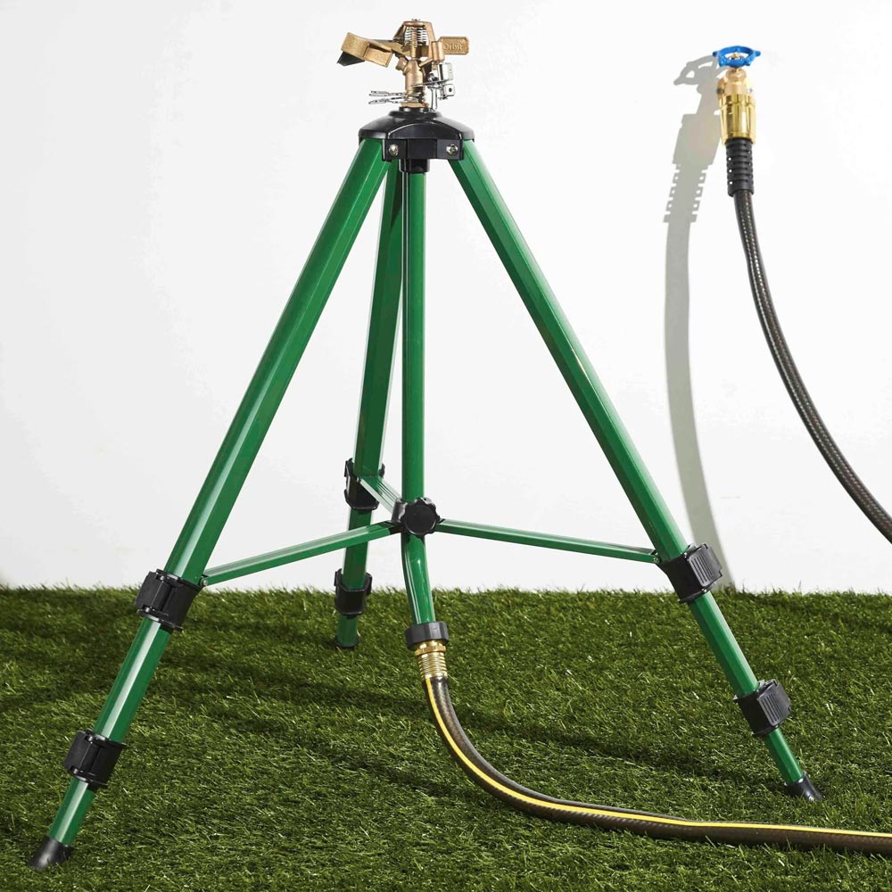 58308N 1/2" Brass Impact Sprinkler with Adjustable Tripod