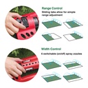 17051 20 Jet Deluxe Plastic Base Turbo Oscillating Sprinkler – 4,100 Sq. Ft. (Prev. 8430438)