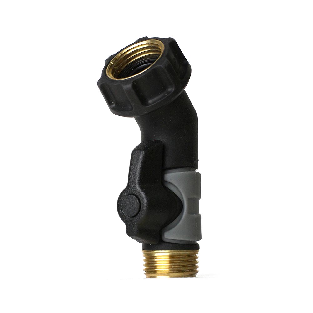 56739 Pro Flo Garden Hose Shut-off Gooseneck Valve - Metal