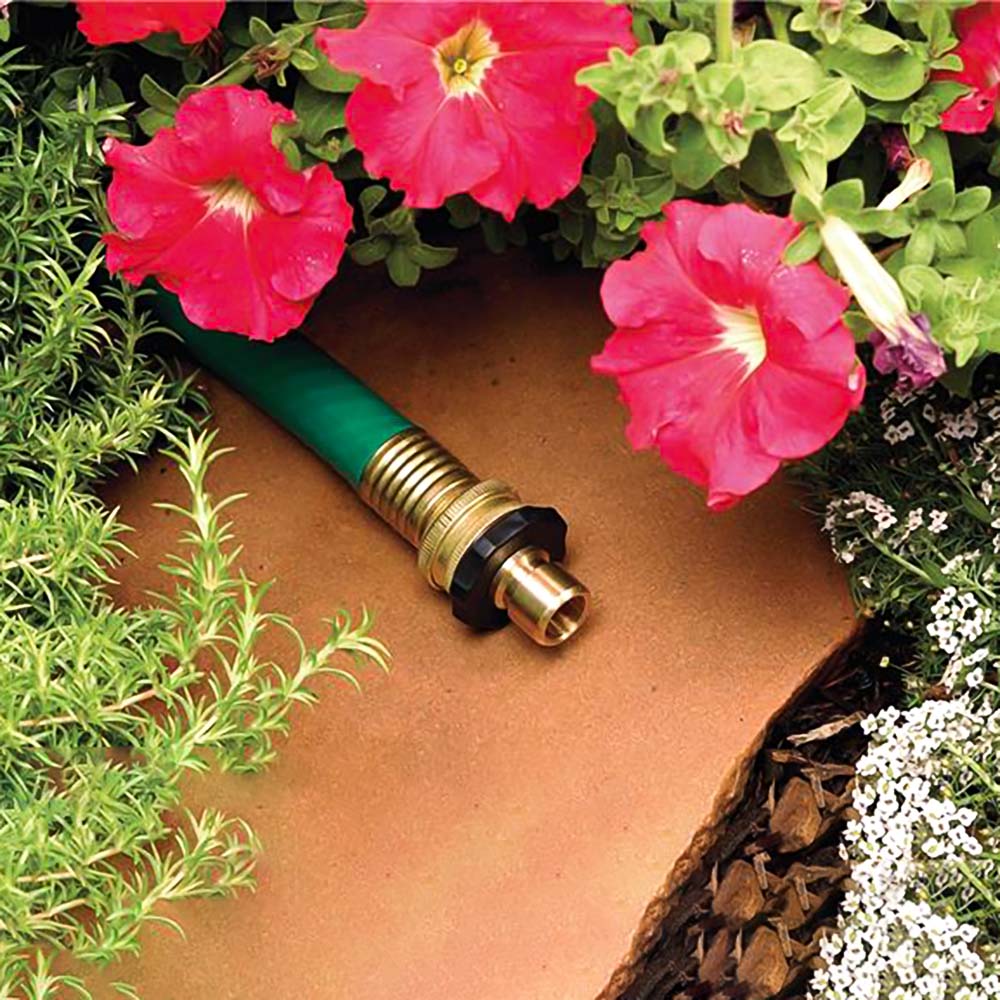 392-T Garden Hose Male Quick Connect - Brass