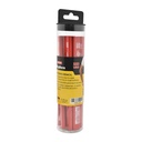 Wooden Carpenter Pencil – Red Lead (12 Pack)