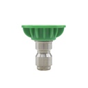 Size 35. Nozzle Tip.  25° (Green) - Multi Purpose Nozzle. 1/4" Quick Connect High Pressure Spray Nozzle