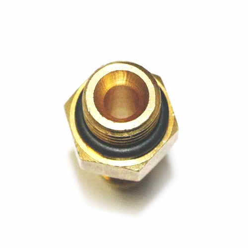 3/8" Male UNF thread x 1/4" Male Barb Connector - Six Display Pack - W03