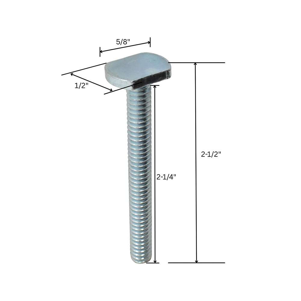 T-Bolt - 1/4-20 x 2 1/4  (5/pk)