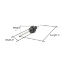 W.L Fuller # 5 (1/8") Countersink with 1/4" Shank Quick Change Adapter