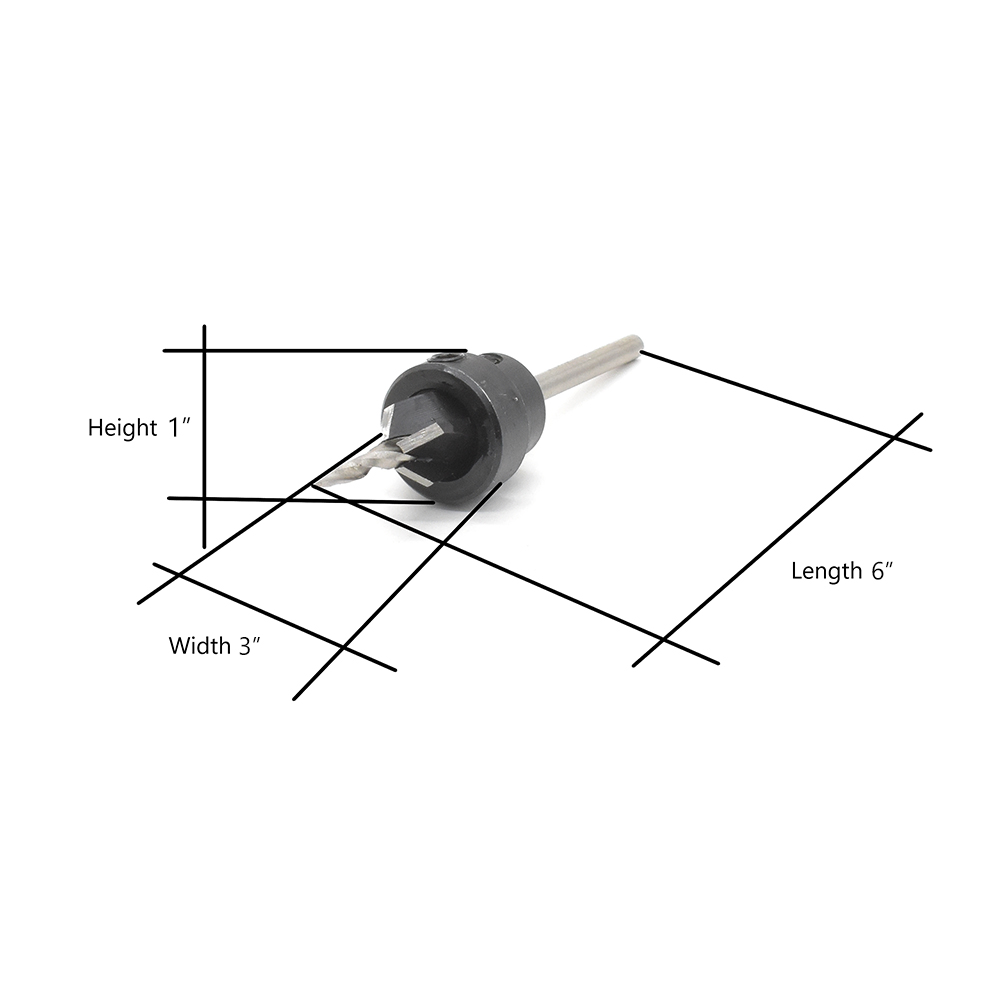#8 (11/64") Screw Complete Countersink