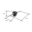 #8 (11/64") Screw Complete Countersink