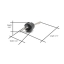 #5 (1/8") Screw Complete Countersink