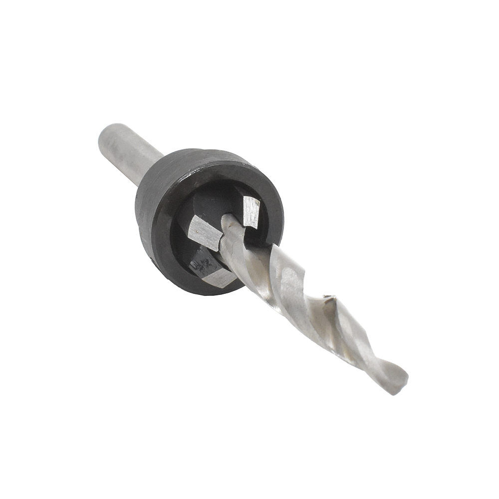 W.L Fuller # 12 (7/32") Countersink with 1/4" Shank Quick Change Adapter