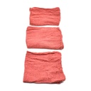 Red Shop Towel 12" x 14" - 100% cotton 3pc/pk - W02