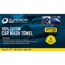 Car Wash Towel 16" x 27" - 3 PACK - W04