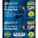 Polishing Cloth 11" x 17" - 3 PACK - W04
