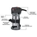 Rocky 30 Trim Router with Fixed Base