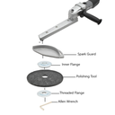 Hardin Corner Fillet Weld Variable Speed Grinder, 900-2800 RPM 900 Watt (HCP-6200)