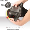 Hardin Dry Variable Speed Constant Power Polisher / Grinder with Backer Pad (BRHD-5BP)