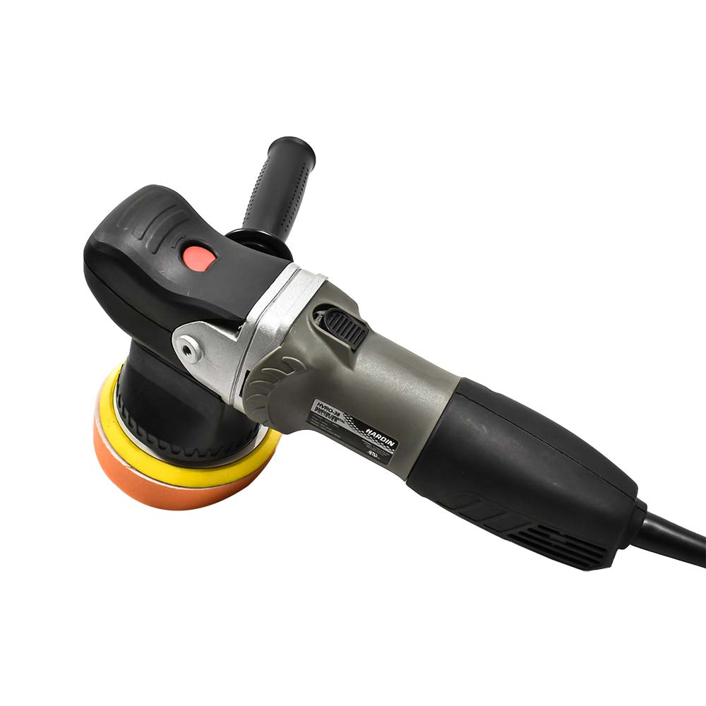 Hardin Random Orbital Polisher, 1800- 7000 RPM, 7 Amp, 800 Watt, w/5" Velcro and 5" Buffing Pad