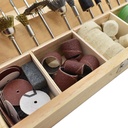 100 Piece All-Purpose Rotary Accessory Kit in Wooden Box