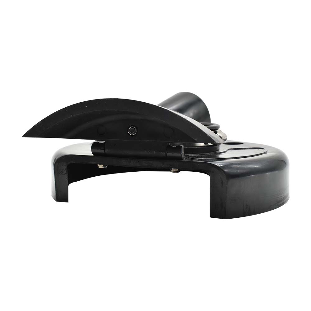 7" Vacuum Plastic Dust Shroud Cover with 2-1/2" Vacuum Connector