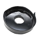 7" Vacuum Metal Dust Shroud Cover with 2.5” ID and 1.5” Vacuum Connector
