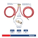 17ft Long Hybrid Hose Tire Inflator Extension with Locking Tire Air Chuck on Both Ends