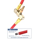 17ft Long Hybrid Hose Tire Inflator Extension with Locking Tire Air Chuck on Both Ends