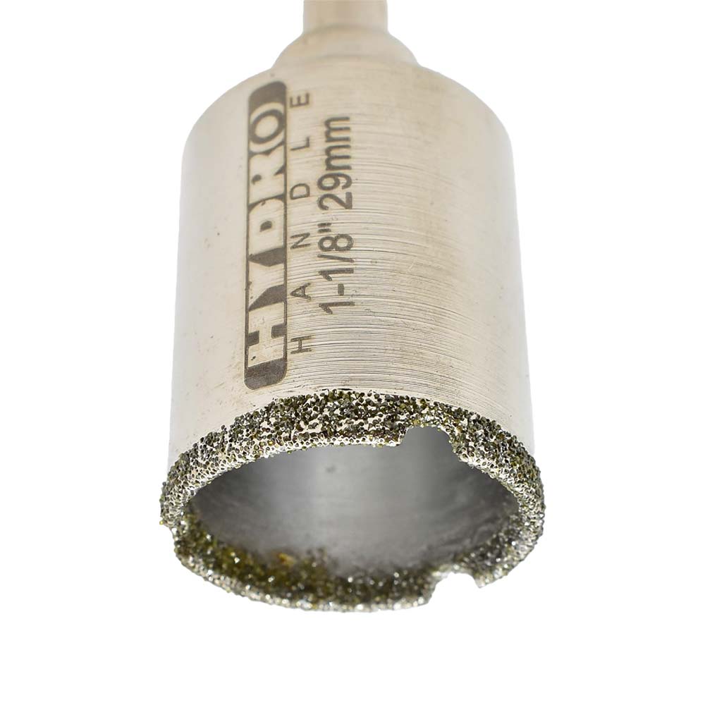 1-1/8" Electroplated Diamond Bit 8 mm Shank