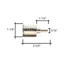 1-1/8" Electroplated Diamond Bit 8 mm Shank