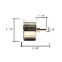 2 1/4" Electroplated Diamond Bit 8 mm Shank