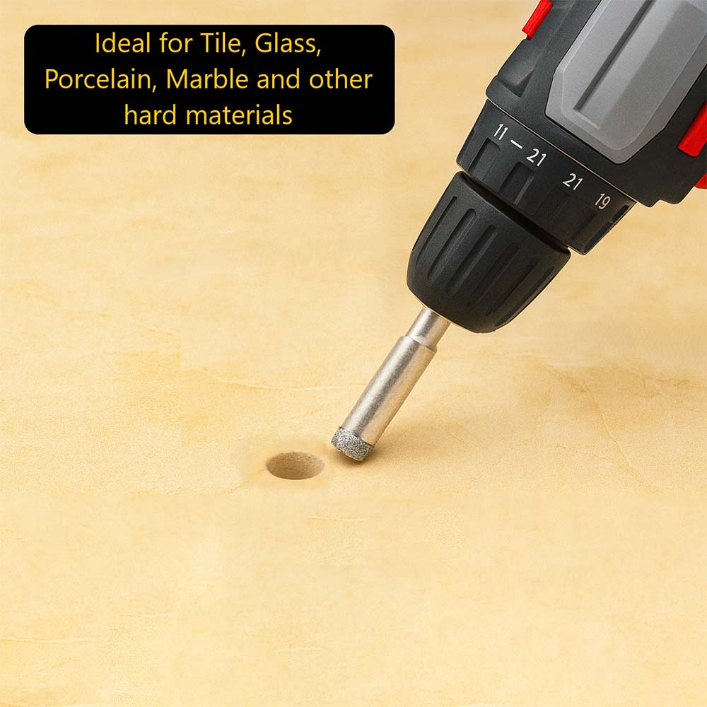 5/8" Electroplated Diamond Bit 8 mm Shank